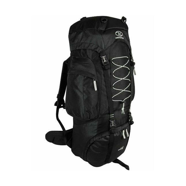 Highlander Rambler Rucksack 88L Black / Silver By Highlander Outdoor