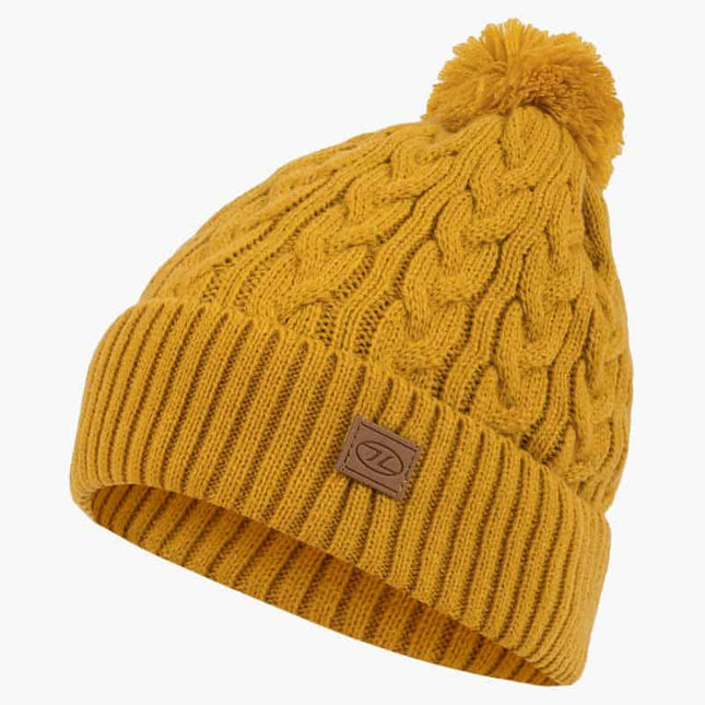 Highlander Beira Lined Bobble Hat (Various Colours) Arrow Wood By Highlander Outdoor