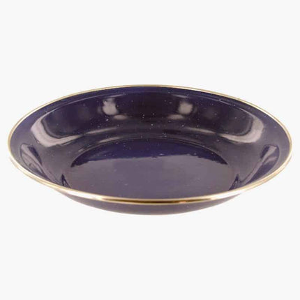 Highlander Deluxe Enamel Soup Plate (Various Colours) Navy Blue By Highlander Outdoor