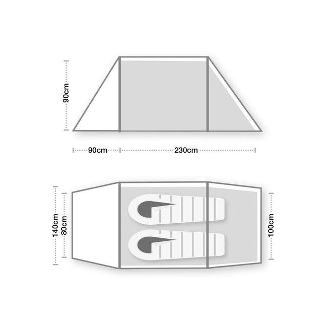 Wild Country Hoolie Compact 2 Tunnel Tent By Terra Nova | Wild Country