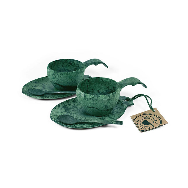 Kupilka Slow Down Gift Set (Various Colours) Conifer Green By Kupilka Eco Dishware