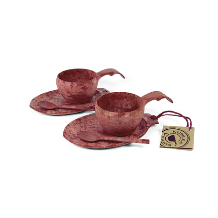 Kupilka Slow Down Gift Set (Various Colours) Cranberry By Kupilka Eco Dishware