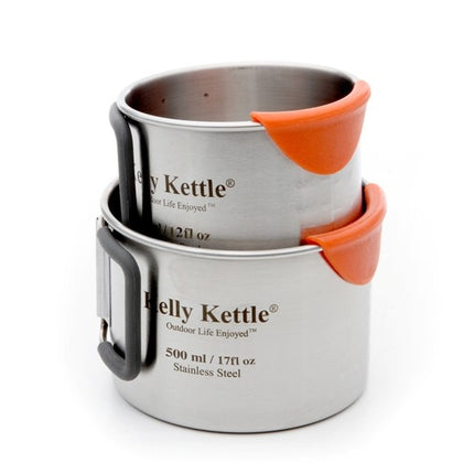 Kelly Kettle Camping Cup Set (350 & 500ml) By Kelly Kettle