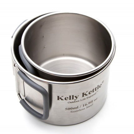 Kelly Kettle Camping Cup Set (350 & 500ml) By Kelly Kettle