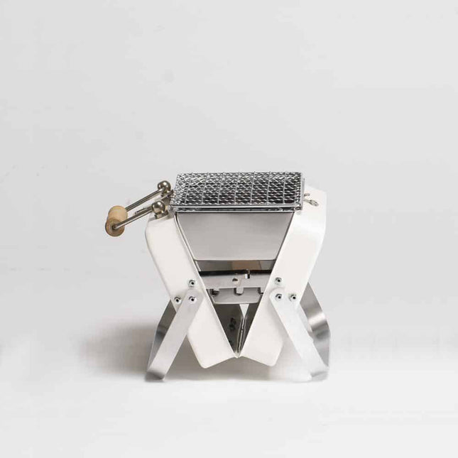 Kenluck Mini Grill / BBQ – Athena Matte White By Kenluck