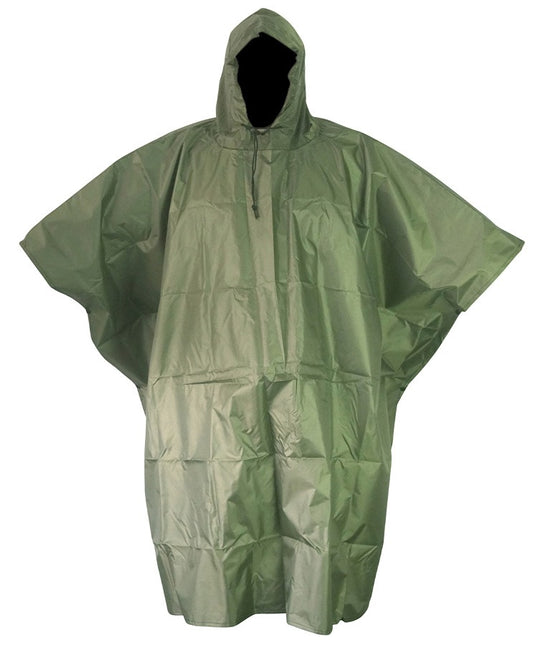 Kombat Ranger Poncho (Green or Camo) Olive Green By Kombat UK