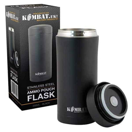 Kombat UK 330ml Flask - Black By Kombat UK