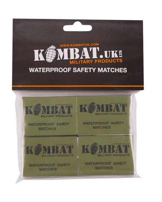 Kombat UK Waterproof Matches (Pack of Four) By Kombat UK