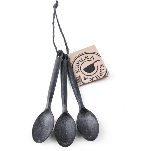 Kupilka Tea Spoon Set (Various Colours) Black By Kupilka Eco Dishware