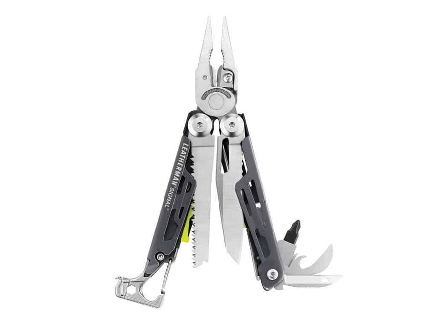 Leatherman Signal® Multi-Tool w/Nylon Sheath (Various Colours) Grey Cerakote By Leatherman Multi Tools