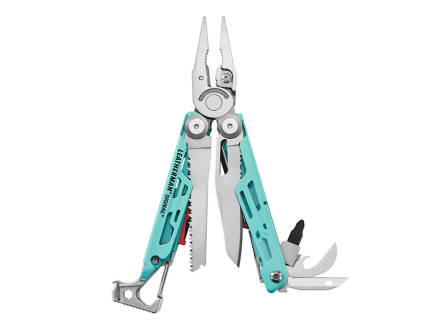 Leatherman Signal® Multi-Tool - Aqua / Silver By Leatherman Multi Tools