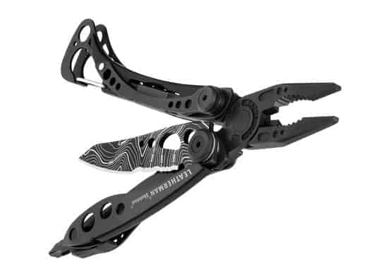 Leatherman Skeletool® Pocket Multi-Tool - Topographical (Black) By Leatherman Multi Tools