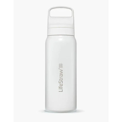 lifestraw GO Renew Series Stainless Steel Water Bottle (Various Colours) Polar White By LifeStraw