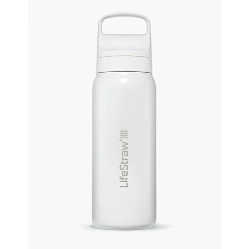 lifestraw GO Renew Series Stainless Steel Water Bottle (Various Colours) Polar White By LifeStraw