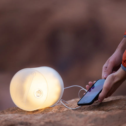 Luci Base Light Inflatable Solar Light With Phone charger By MPowerd