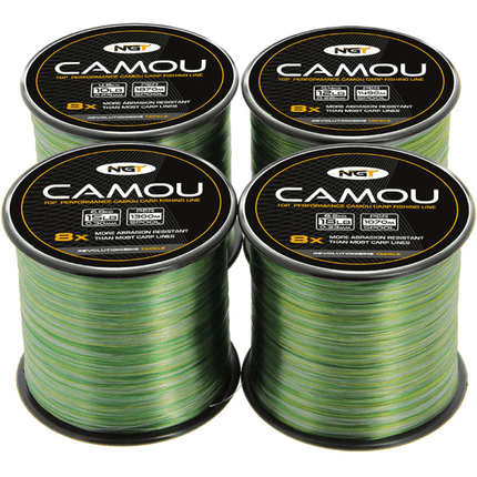 NGT Camo Bulk Spools of Line (Various Weights) By NGT