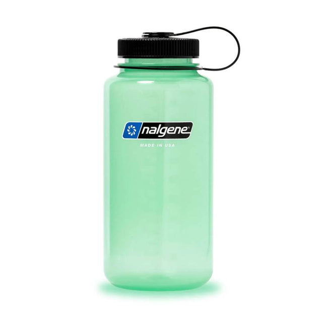 Nalgene 32oz / 1L Wide Mouth Sustain Water Bottle Glow in the Dark By Nalgene