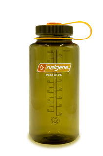 Nalgene 32oz / 1L Wide Mouth Sustain Water Bottle Olive By Nalgene