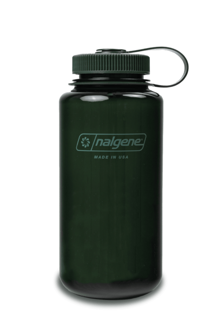 Nalgene 32oz / 1L Wide Mouth Sustain Water Bottle Monochrome Jade By Nalgene