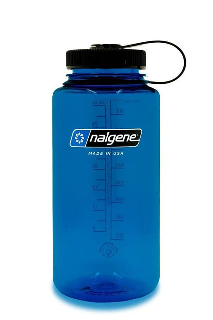 Nalgene 32oz / 1L Wide Mouth Sustain Water Bottle Slate Blue By Nalgene