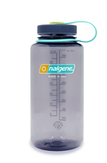 Nalgene 32oz / 1L Wide Mouth Sustain Water Bottle Aubergine By Nalgene