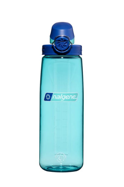 Nalgene On-the-Fly Lock-Top Sustain Bottle 24oz 680ml Blue Aqua By Nalgene