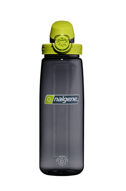 Nalgene On-the-Fly Lock-Top Sustain Bottle 24oz 680ml Charcoal By Nalgene