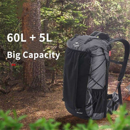 Naturehike Rock 60L+5L With Rain Cover Backpack By NatureHike