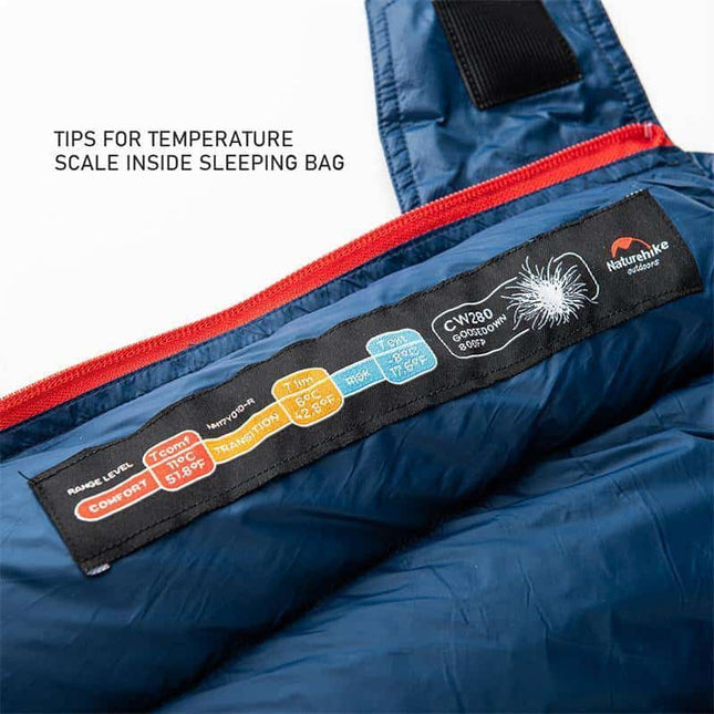 Naturehike CWM400 Ultralight down Sleeping Bag By NatureHike