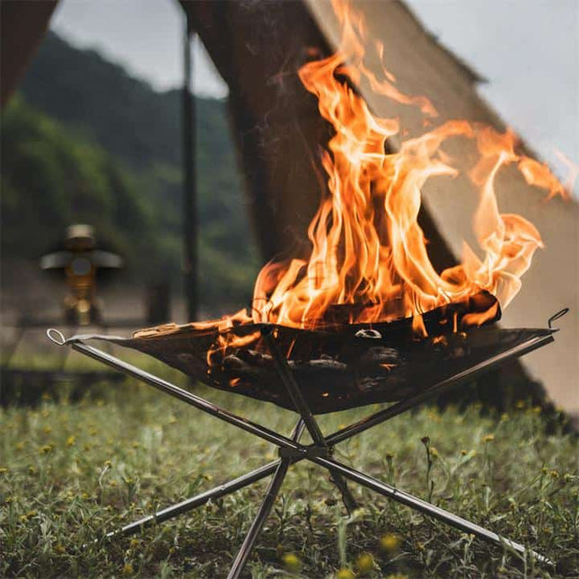 Naturehike Camping Stainless Steel Folding Fire Rack By NatureHike