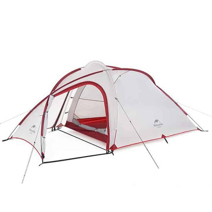 Naturehike Hiby 2-3 Person Tent (Grey/Red) By NatureHike