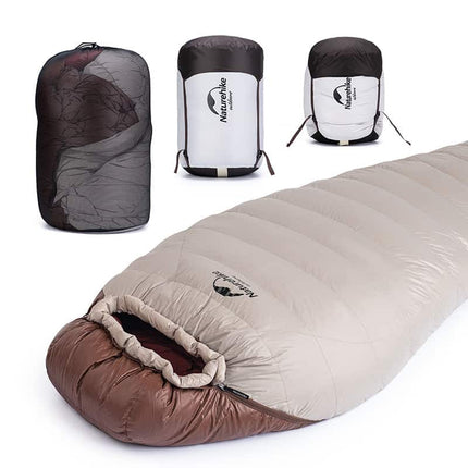 Naturehike Snowbird Mummy duck down winter Sleeping Bag (Various Sizes and Ratings ) By NatureHike