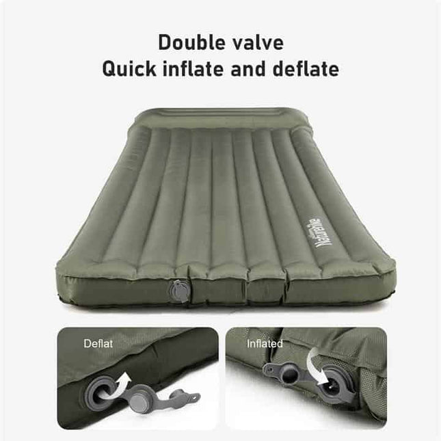 Naturehike Thick TPU Inflatable Sleeping Mat With Pillow (Wide) By NatureHike