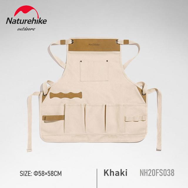 Naturehike Leather and Canvas Apron (Beige) By NatureHike