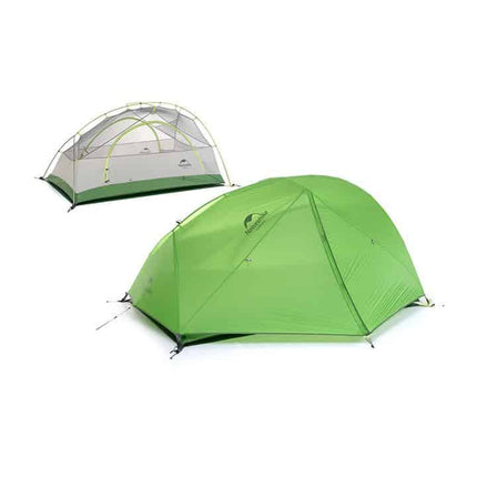 Naturehike Star-River 2 Lightweight 2-Man Tent With Mat (Various Colours) Green By NatureHike