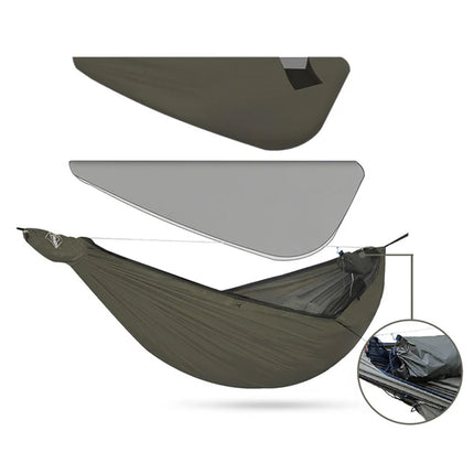 Onewind Airstream 11' Hammock with Detachable Zipper Bugnet and Wind Sock By Onewind Outdoors