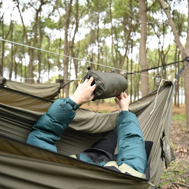 Onewind Camping Stuff Sack and Hammock Ridgeline Organiser By Onewind Outdoors