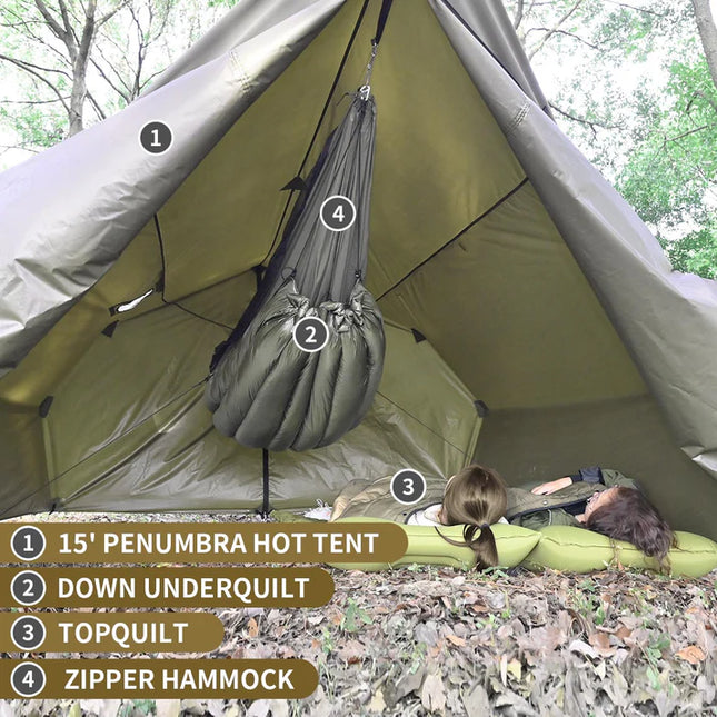 Onewind Penumbra Hot Tent Tarp- Forest Green By Onewind Outdoors