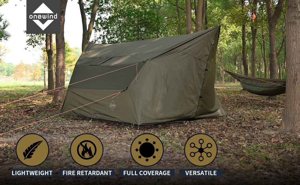 Onewind Penumbra Hot Tent Tarp- Forest Green By Onewind Outdoors