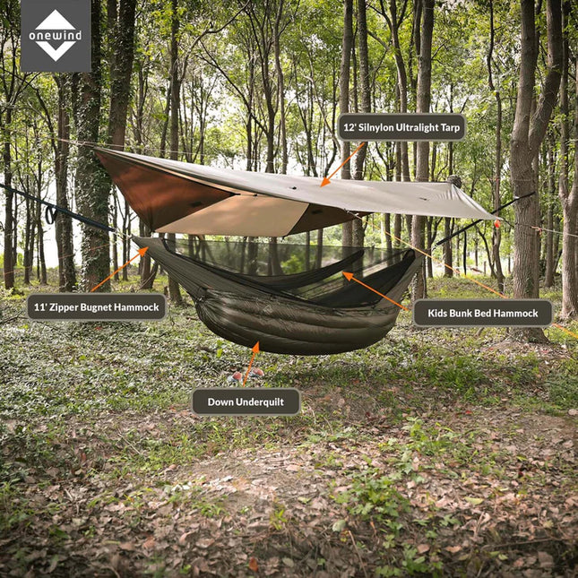 Onewind Solstice Hammock Down Underquilt -6°C - 5°C By Onewind Outdoors