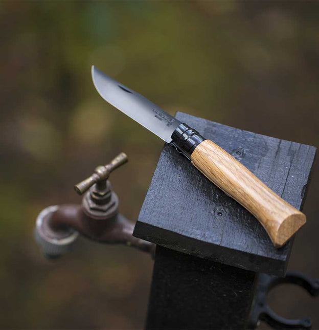 Opinel No 8 Black Oak Knife By Opinel knives