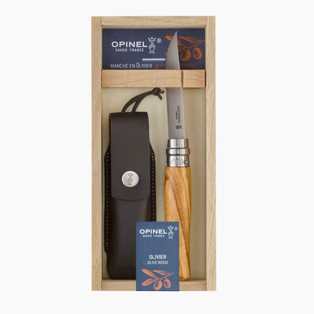 Opinel No 8 Olive Wood with Sheath By Opinel knives