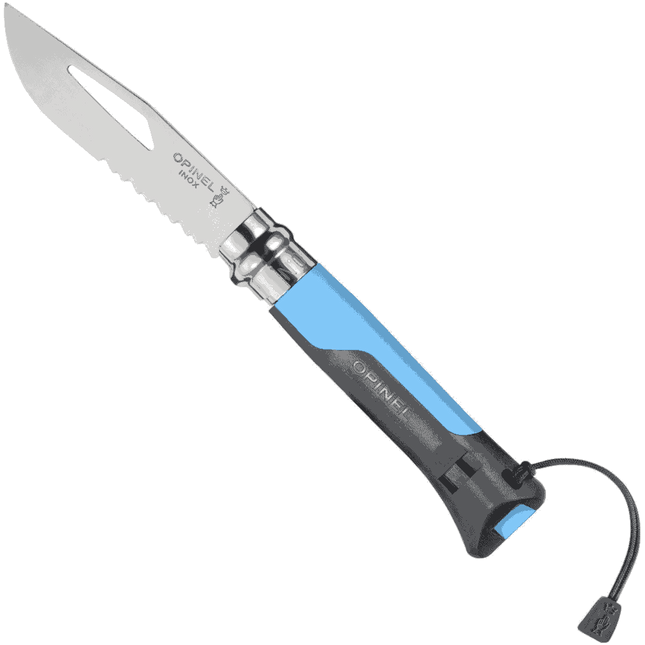 Opinel No.8 Outdoor Knife - Blue By Opinel knives