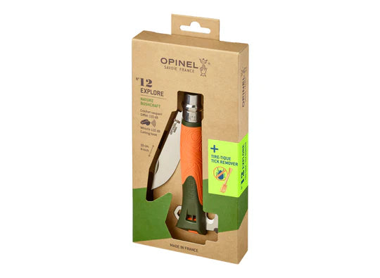 Opinel No.12 Explore Knife - Orange By Opinel knives