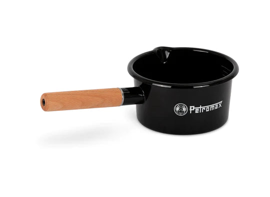 Petromax 1L Enamel Pan (Black or White) Black By PetroMax