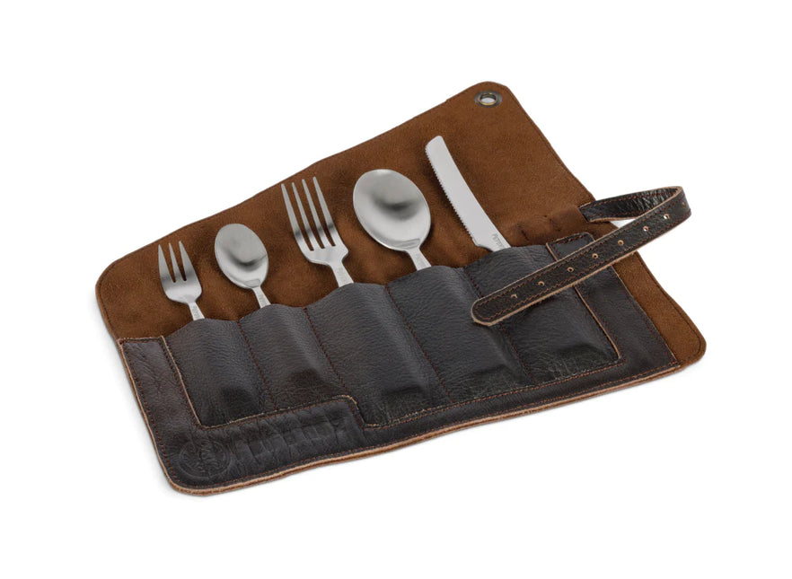 Petromax Leather Cutlery Bag By PetroMax