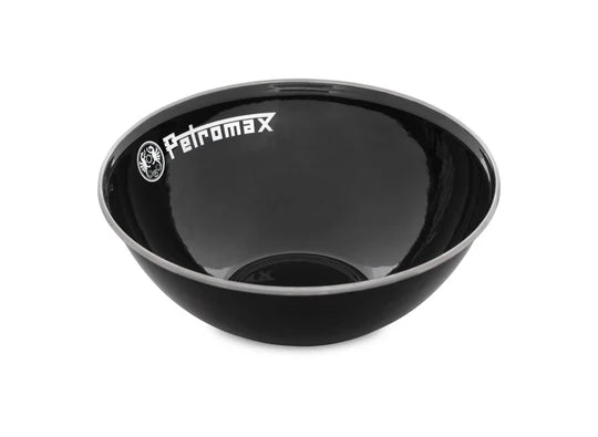 Petromax Set of 2 Enamel Bowls - Black (Various Sizes) Large By PetroMax