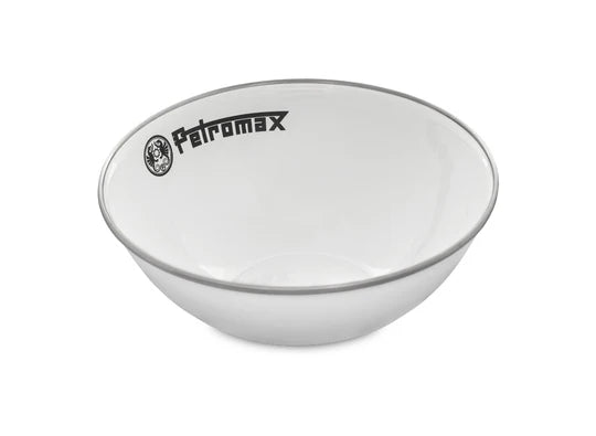 Petromax Set of 2 Enamel Bowls - White (Various Sizes) Large By PetroMax