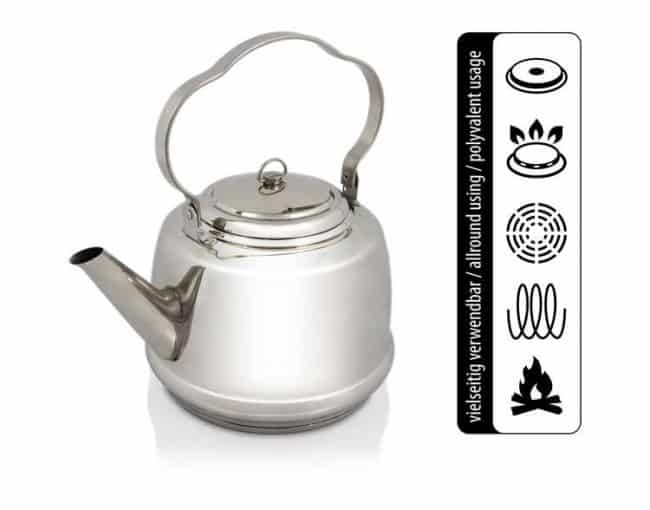 Petromax Stainless Tea Kettle (Various Sizes) By PetroMax