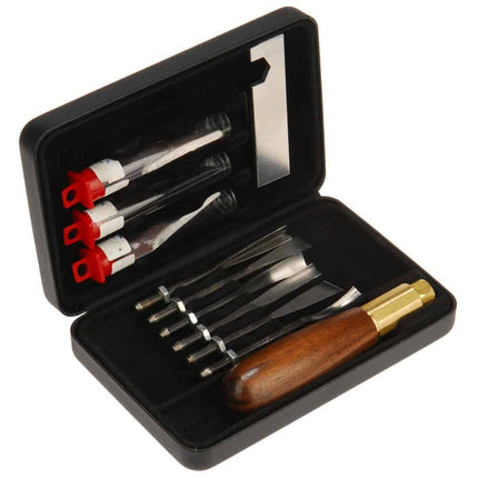 Razor Edge Combi Gouge Carving Kit - 10 Piece Wood Carving Gift Set By Razor Edge